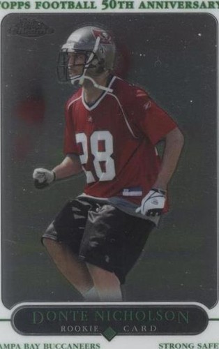 2005 Topps Chrome Donte Nicholson #212
