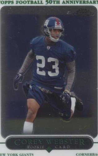 2005 Topps Chrome Corey Webster #266