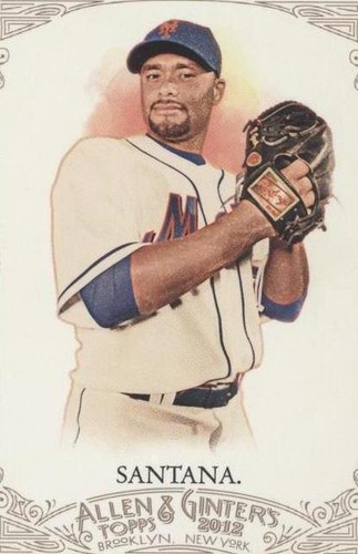 2012 Topps Allen & Ginter's - Johan Santana #114