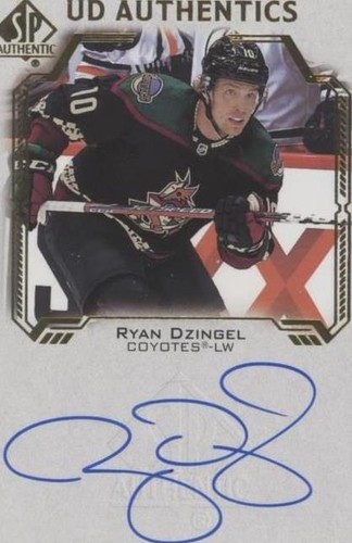 2021-22 SP Authentic - Ryan Dzingel #UDA-RD