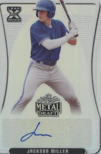 2020 Leaf Metal Draft - Jackson Miller #BA-JM1