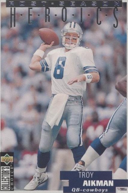 Actualización 1995 Upper Deck Collector's Choice Troy Aikman #16