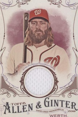 2016 Topps Allen & Ginter - Jayson Werth #FSRB-JW