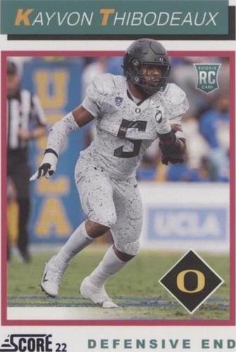 2022 Score Kayvon Thibodeaux #TB7