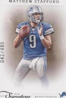 2011 Panini Prime Signatures Matthew Stafford #122