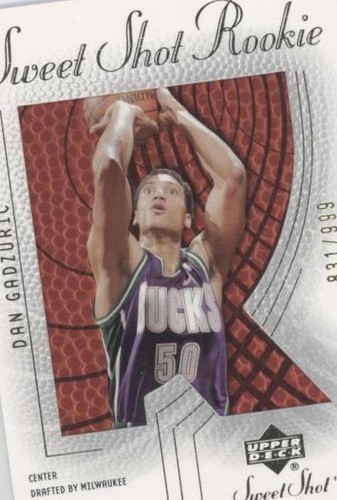2002-03 Upper Deck Sweet Shot - Dan Gadzuric #101