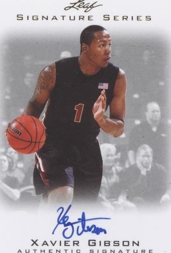 2012 Leaf Signature Series - Xavier Gibson #BA-XG1