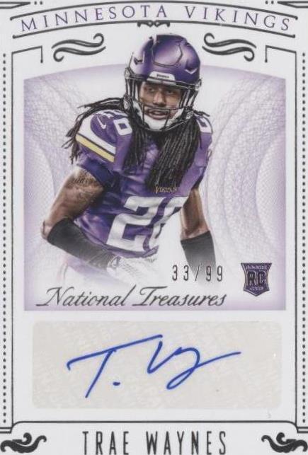 2015 Panini National Treasures Trae Waynes #195