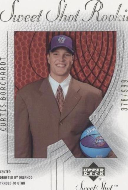 2002-03 Upper Deck Sweet Shot - Curtis Borchardt #115