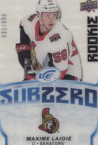 2018-19 Upper Deck Ice - Max Lajoie #SZ-46