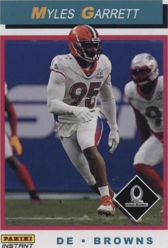 2021 Panini Instant NFL Myles Garrett #PB13
