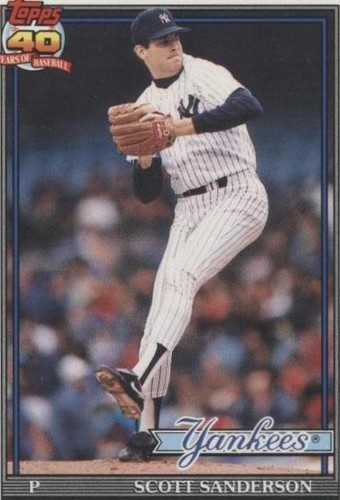 1991 Topps Traded - Scott Sanderson #104T