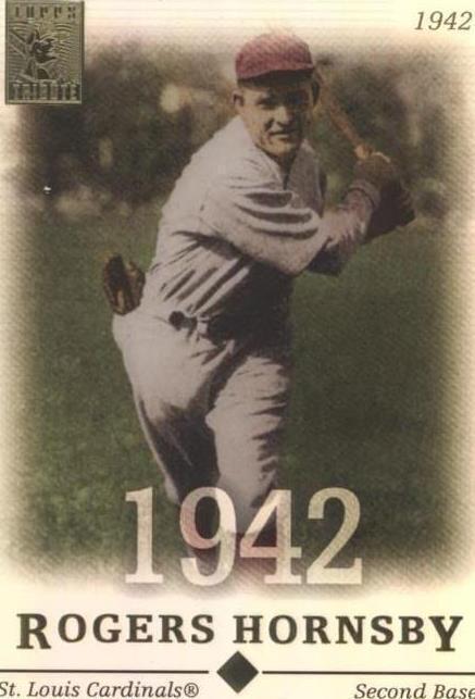 Salón de la Fama Tributo Topps 2004 - Rogers Hornsby #46