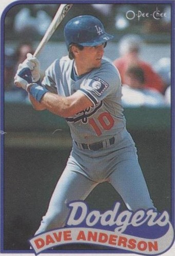 1989 O-Pee-Chee - Dave Anderson #117