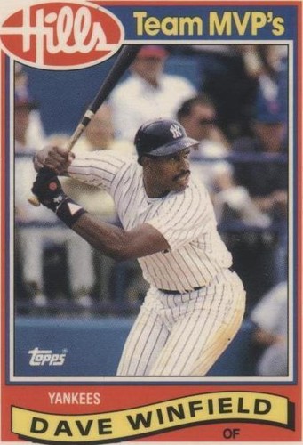 1989 Topps Hills Team MVP's - Dave Winfield #32