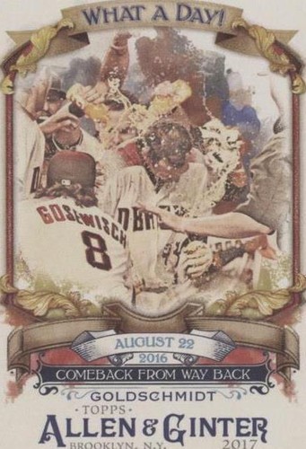 2017 Topps Allen & Ginter - Paul Goldschmidt #WAD-100