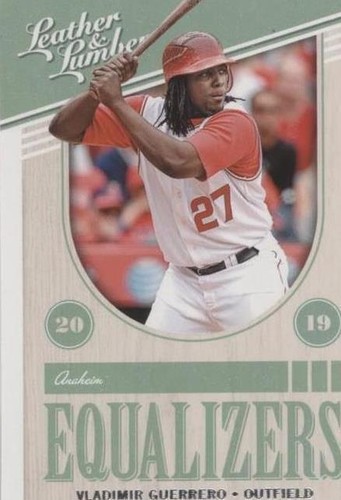 2019 Panini Leather & Lumber - Vladimir Guerrero #EQ-19