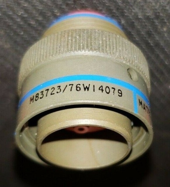 MATRIX  M83723/76W10479 MIL-DTL-83723 MILITARY AIRCRAFT ELEC CONNECTOR NOS
