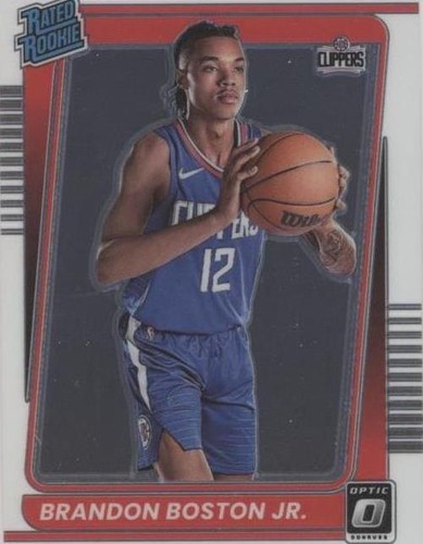 2021-22 Panini Donruss Optic - Brandon Boston Jr. #189