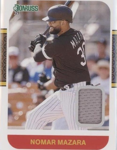 2021 Panini Donruss - Nomar Mazara #87M-NM