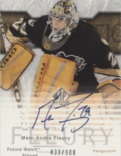 2003-04 SP Authentic - Marc-Andre Fleury #153