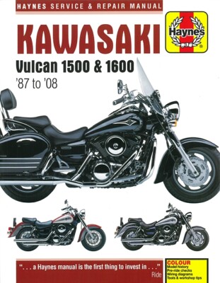 Haynes Handbuch: Kawasaki Vulcan 1500 & 1600 Reparaturanleitung/Reparatur-Buch
