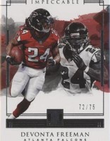 2018 Panini Impeccable Devonta Freeman #2