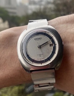 vintage seiko ufo yachtman ref 6138 0011 automatic chronograph custom bracelet 375639512309