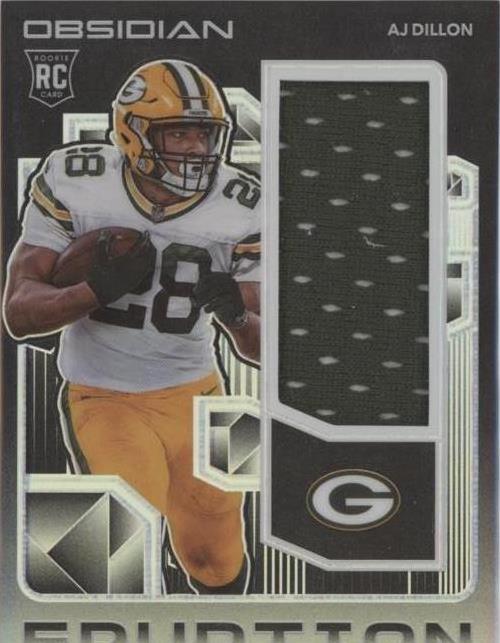 2020 Panini Obsidian A. J. Dillon #RE26