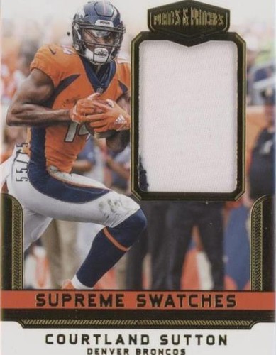 2018 Panini Plates & Patches Courtland Sutton #SS-CS