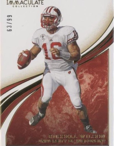 2020 Panini Immaculate Collection Collegiate Russell Wilson #23
