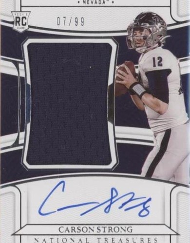2022 Panini National Treasures Collegiate Carson Strong #67