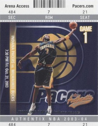2003-04 Fleer Authentix - Jermaine O'Neal #71