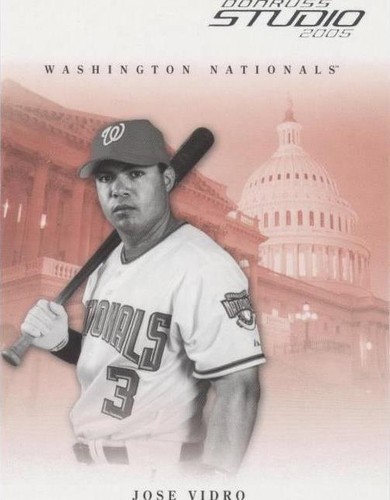 2005 Donruss Studio - Jose Vidro #296