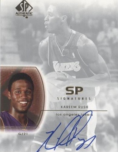 KAREEM 2002 UD GENERATIONS #KA-A ALL TIME AUTHENTICS Game Worn 