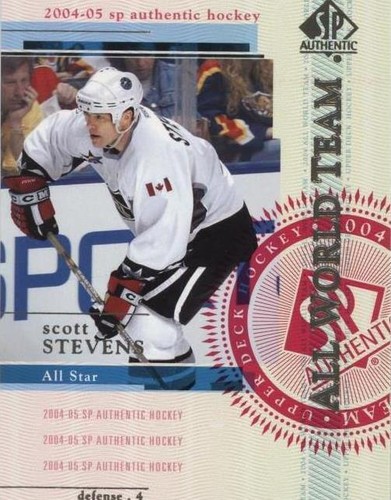 2004-05 SP Authentic - Scott Stevens #124