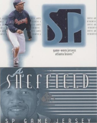 2002 SP Authentic - Gary Sheffield #J-GS