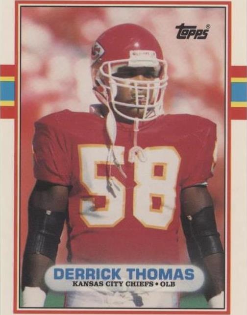 1989 Topps Traded Деррик Томас #90T