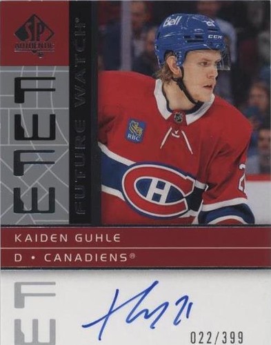 2022-23 SP Authentic - Kaiden Guhle #RFWA2-KG