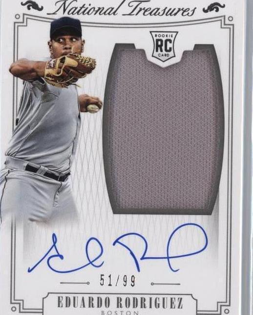 2015 Panini National Treasures - Eduardo Rodriguez #216