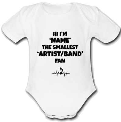 Denzel @ Curry babygrow Baby vest grow music pesonalised fan gift b