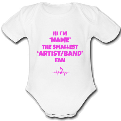 Dami @ Im bodysuit Baby vest grow music gift FAN GIFT CUSTOM NAME