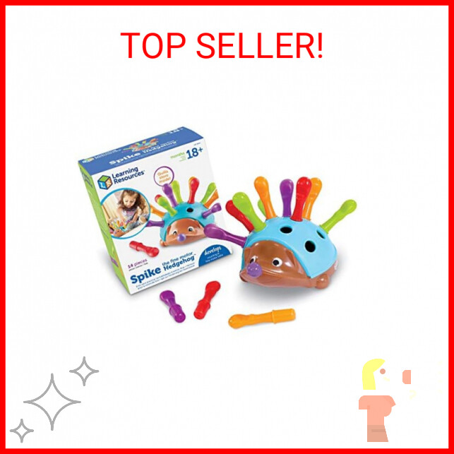 Learning Resources Spike The Fine Motor Hedgehog - Toddler L