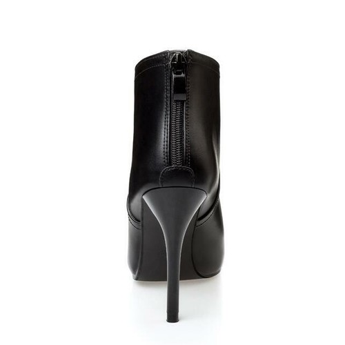 Womens Stilettos Ankle Boots Party Pumps Casual Zip High