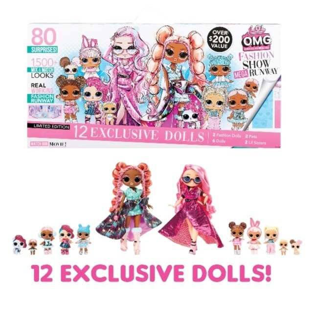 LOL Surprise Fashion Show Mega Runway Playset 80 Surprises 1500
