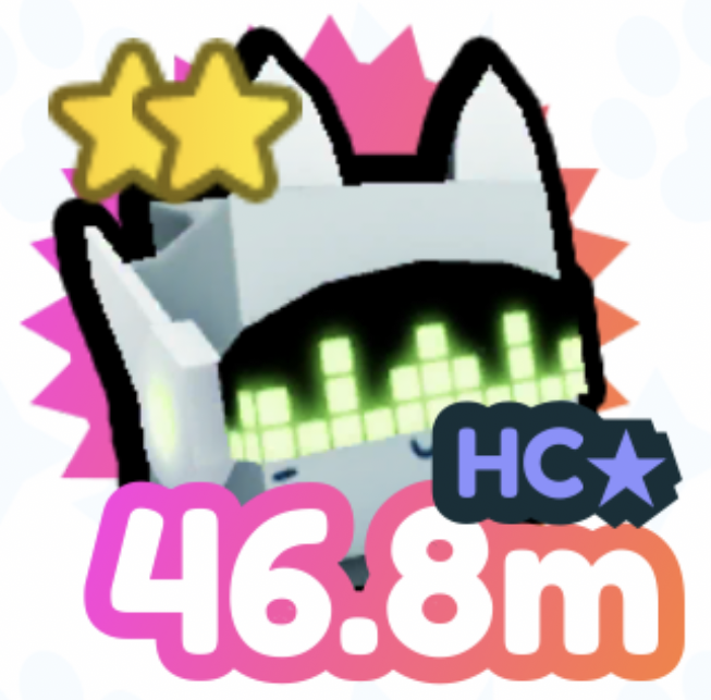 New Hardcore HC Legendary Techno Cat Pet Sim Simulator X PSX Roblox