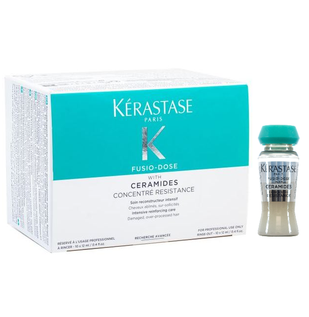 Kerastase Fusio Dose CONCENTRE RESISTANCE With Ceramides  10 vials 0.4oz/12ml