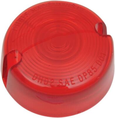 Chris Products Turn Signal Replacement Lens Red #DHD2R Harley Davidson