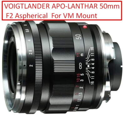 VOIGTLANDER APO-LANTHAR 50mm F2 Aspherical For VM Mount Lens