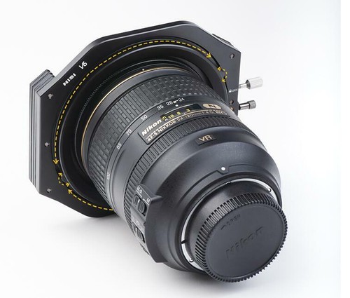 NiSi V6 V7 Filter Holder 100mm with NC Landscape Circular Polarising Filter Kit